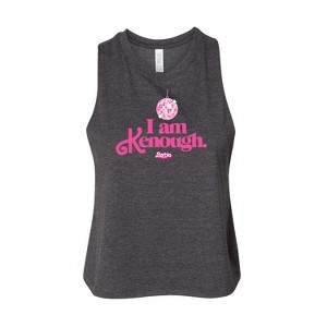 Women's - Barbie - I Am Kenough Disco Ball Graphic Racerback Tank - 1 of 2