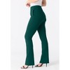 Roaman's Plus Size Ponte Straight Leg Pant With Pockets And Pull On Elastic Waist - 4 of 4