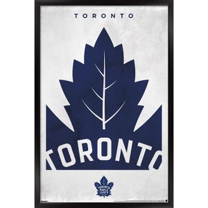 Trends International NHL Toronto Maple Leafs - Logo 25 Framed Wall Poster Prints - 1 of 4