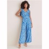 VENUS Womens Tie-Strap Wide Leg Jumpsuit - 2 of 4