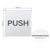 Unique Bargains Acrylic Durable Waterproof Easy to Clean Gate Sticker Wall Sign 4 Pcs - 2 of 4