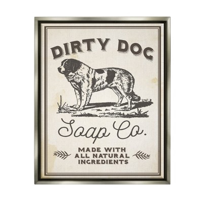 Stupell Industries Dirty Dog Soap Co Vintage Sign