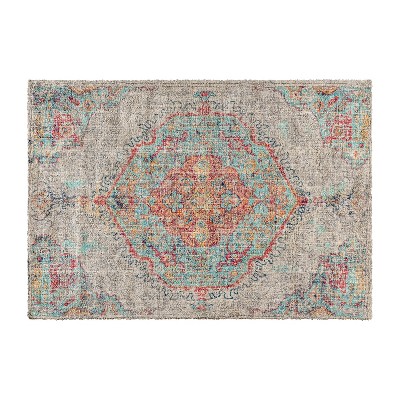 Flash Furniture Distressed Medallion Area Rug