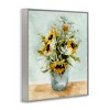 Stupell Industries Sunflower Blossom Watercolor Detail Black Framed Giclee Art - 3 of 4