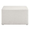 Modway Callum Large 28 in. Square Woven Heathered Fabric Upholstered Ottoman - 2 of 4
