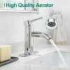 Attop Modern Bathroom Faucet, Chrome Single Handle Single Hole Sink Faucet, Commercial Vanity Sink Faucet with 3/8 inch Hose and Base - 3 of 4