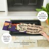 Evergreen Welcome My Pretties Sassafras Indoor Outdoor Switch Doormat 1'10"x10" Purple - 4 of 4