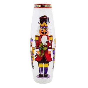 Stony Creek 11.75 In Nutcracker Pre-Lit Large Vase German Folklore Strength Power Novelty Sculpture Lights - 1 of 4