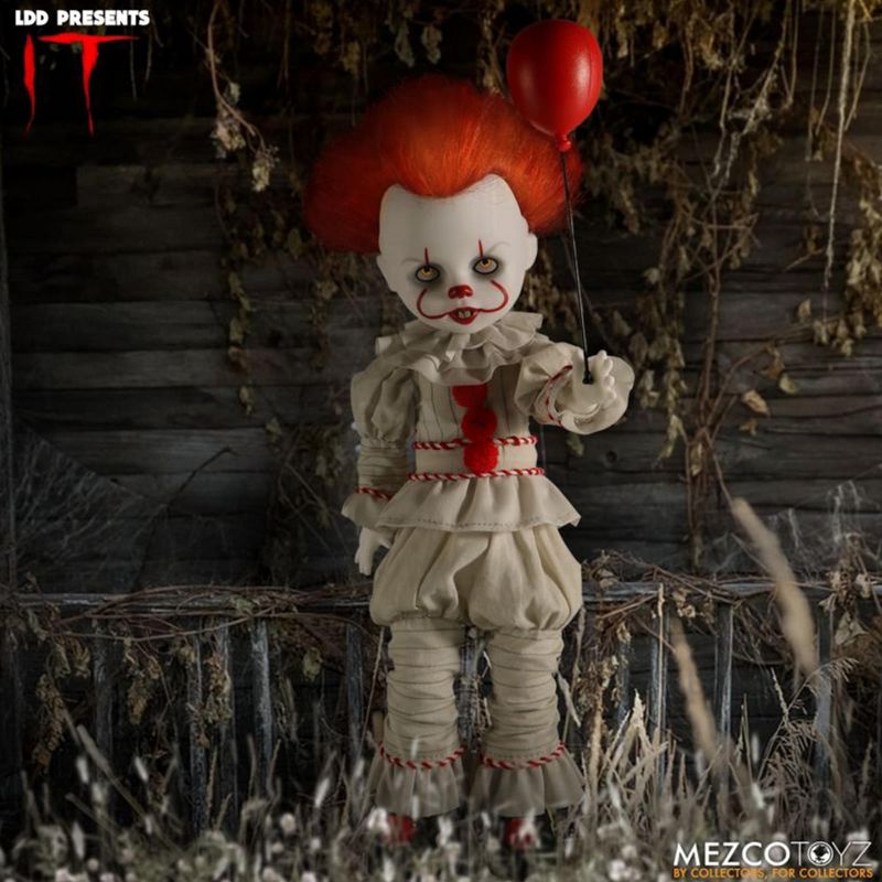 Mezco Toyz Living Dead Dolls Presents IT Pennywise 10 Inch Collectible Doll, 5 of 10
