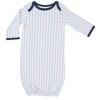 Luvable Friends Infant Boys Cotton Gowns, Train, Preemie/Newborn - 4 of 4