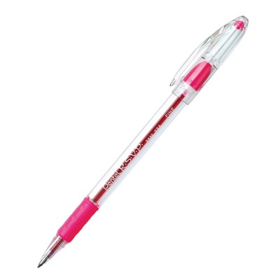 Pentel R.S.V.P. Ballpoint Pen, Fine Point, Pink (Case of 25)