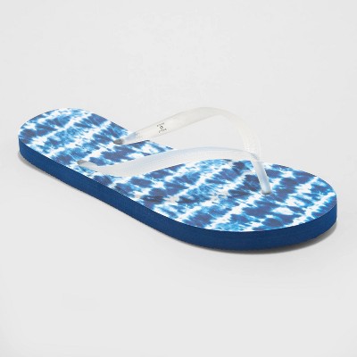 tie dye flip flops