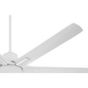 Casa Vieja 60" X-Force Modern Indoor Outdoor Ceiling Fan 6 Blade Remote Control Matte White Finish Bedroom Patio Living Room Damp Rated Decorative - 4 of 4