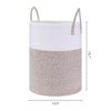 REGALWOVEN Shelf Closet Woven Storage Bin with Handles for Blankets Clothes 2 Pcs - 2 of 4