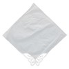 CTM Women's Butterfly Corner Lace Handkerchief - 2 of 4
