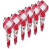 C&F Home 18" x 18" Franklin Red Check Gingham Plaid 4th of July Patriotic Woven Napkin Set of 6 - 2 of 3