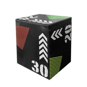 3 in 1 Plyometric Jump Box, 1000lb Weight Capacity Soft Jumping Box for Exercise Training, High Density Foam Jumping Box - 1 of 4