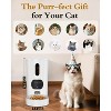 Automatic Cat Feeder with Camera, 5G WiFi Pet Food Dispenser with 1080P Video & Night Vision - 2 of 4