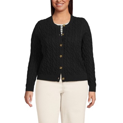 Lands end women's cotton cardigans sale
