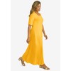 Jessica London Women's Plus Size Square Neck Maxi Dress - 4 of 4