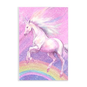 Stupell Industries Rainbow Unicorn Scene, 13" x 19" - 1 of 4
