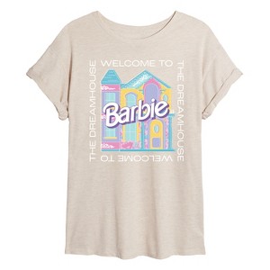 Women's - Barbie - Welcome To The Dreamhouse Oversized Graphic T-Shirt - 1 of 4