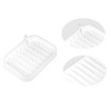 Unique Bargains Silicone Soap Dish Keep Soap Dry Soap Cleaning Storage for Home Bathroom Kitchen 2 Pcs - 3 of 4