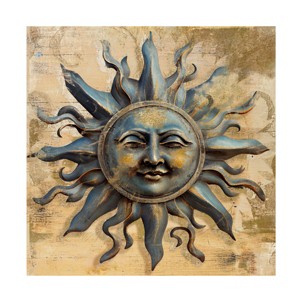 Canvas Wall Art - Sasha 'My Face to the Sun II' Wall Art for Living Room, Bedroom, or Office Décor by Trademark Fine Art - 24 x 24 Inches - 1 of 4