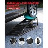 TROPOW 2 Pack Heavy Duty Car Service Ramps, 12000LBS(5T) Capacity Vehicle Lift Ramps with 9.3"-15" Adjustable Height - 4 of 4