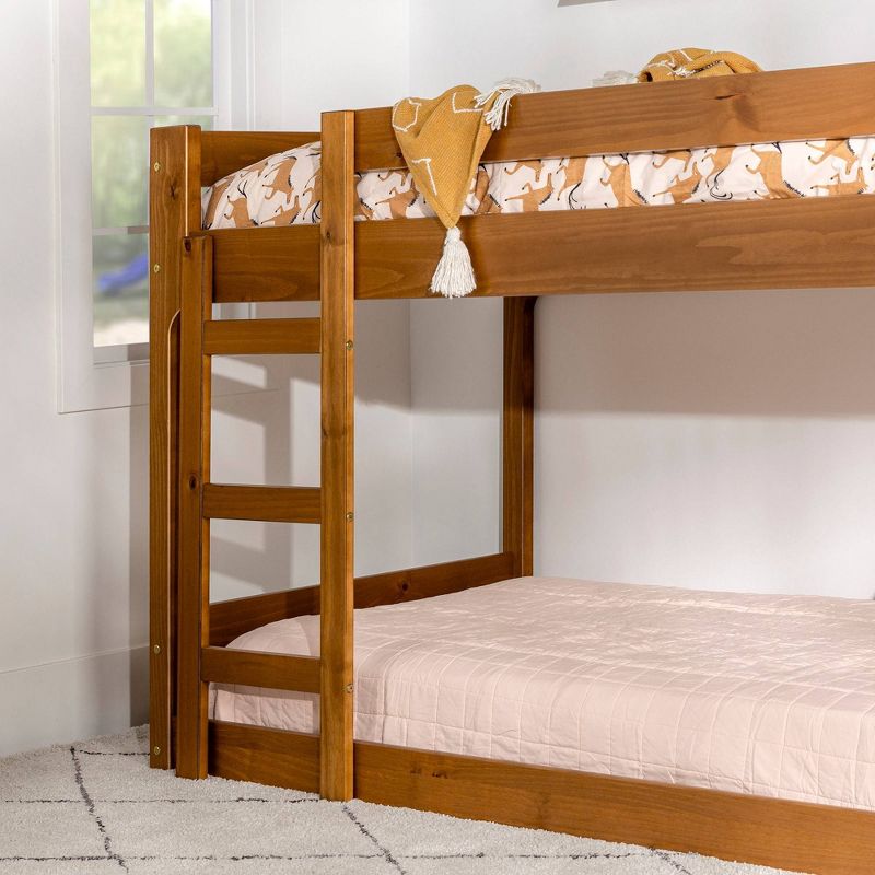 Twin Over Twin Indy Contemporary Solid Wood Bunk Bed - Saracina Home, 6 of 21
