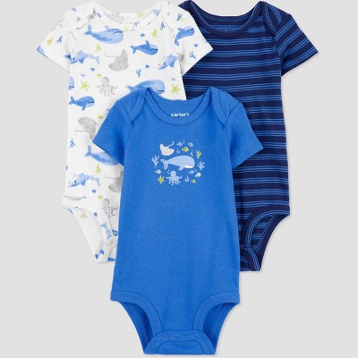  Carter's Baby Boys' 2 Piece Bodysuit and Shorts Set (Baby) -  Blue - Newborn: Clothing, Shoes & Jewelry