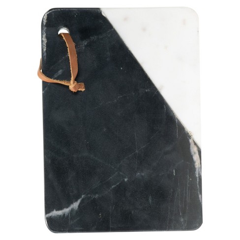 Small Black Wood, Marble & Jute Cutting Board - Foreside Home & Garden :  Target