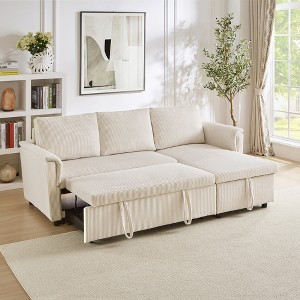 Gulches Loveseat Sofa with Chaise Lounge L-Shaped - 1 of 4