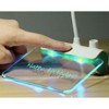 LINSAY SMART LAMP with Led Message Notepad and 2 USB Slot charging port - Green - 3 of 4