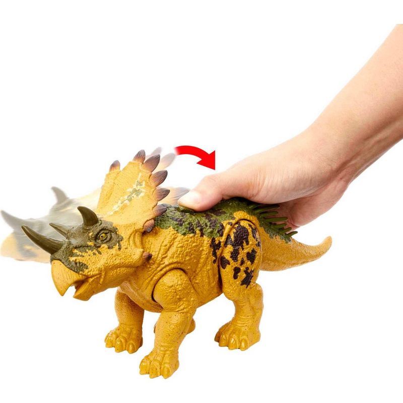 Jurassic World Wild Roar Regaliceratops Action Figure, 5 of 8