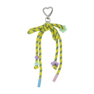 Unique Bargains Braided Bow with Love Buckle Handbag Charm 1 Pc - 1 of 4