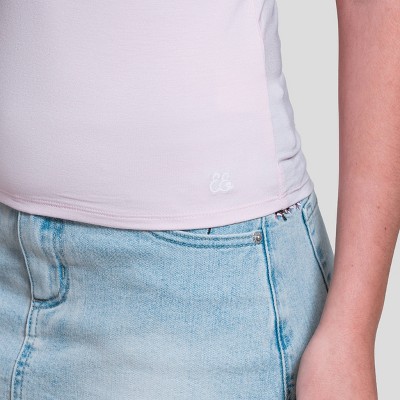Embreigh Edit Girls' Twist Asymmetrical Knit Top - Soft Pink S — фото 4