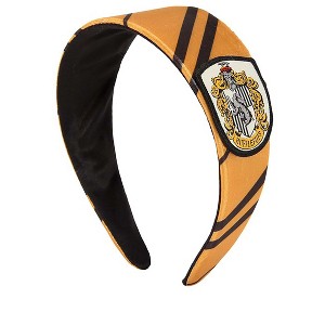HalloweenCostumes.com One Size Fits Most  Women  Harry Potter Hufflepuff Headband, Black/Orange - 1 of 4