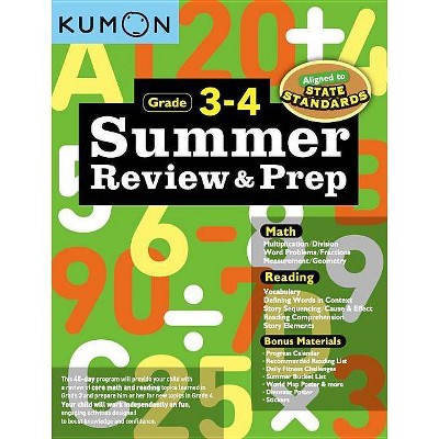 Summer Review and Prep 3-4 - (Paperback)