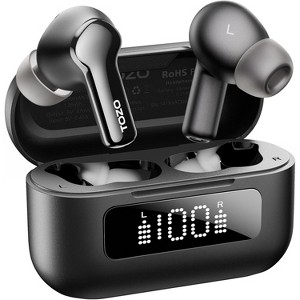 Tozo Aerosound2 Hybrid Active Noise Cancelling Wireless Earbuds LED Display IPX8 Waterproof 6 Mics 32 Preset EQs via APP - 1 of 4