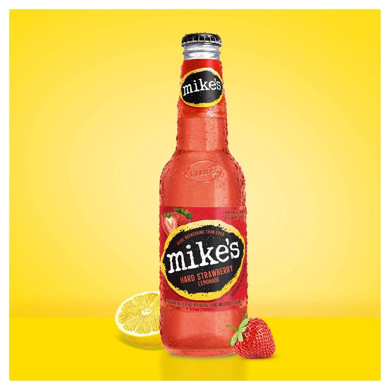 Mike&#39;s Hard Strawberry Lemonade - 6pk/11.2 fl oz Bottles, 4 of 7