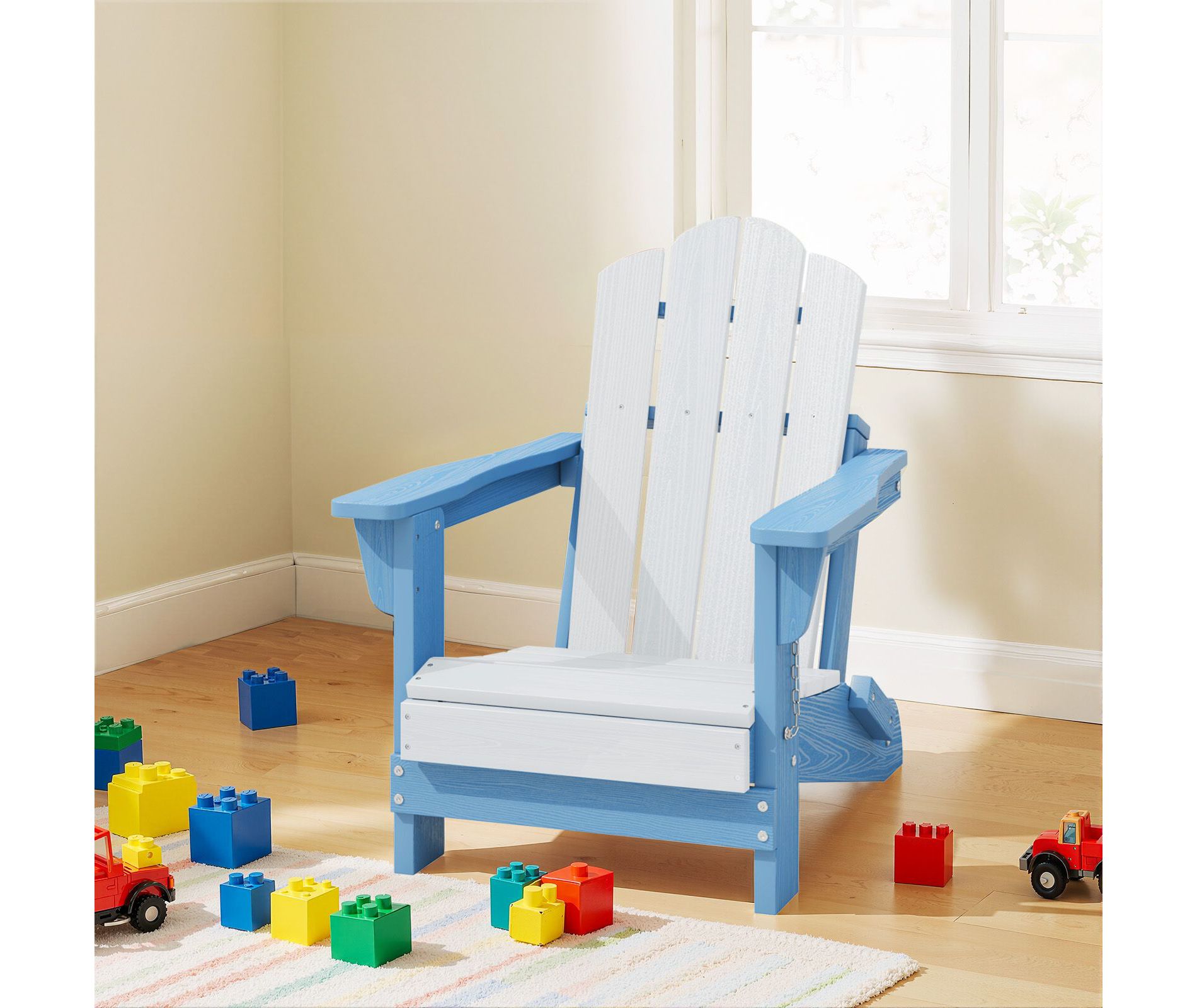 Hyleory Kids' Outdoor Adirondack Chair - Durable HDPE Kids' Patio Chair