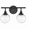 Craftmade Lighting Que 2 - Light Vanity in  Flat Black - 3 of 4