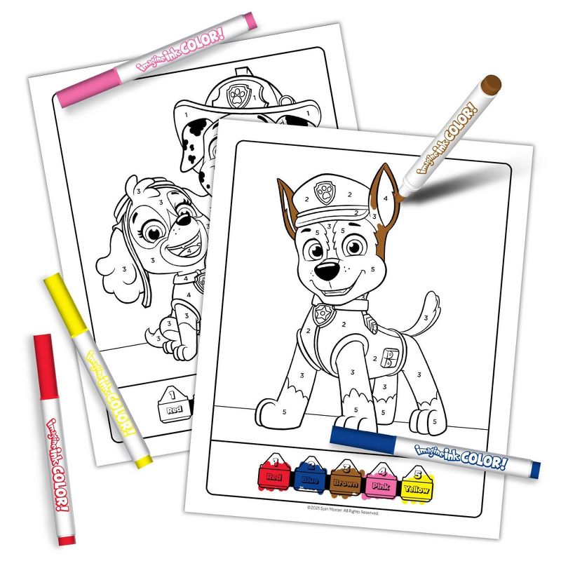 PAW Patrol Imagine Ink Color by Number, 4 of 5