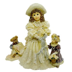 Boyds Bears Resin 5.25 In Emily W/ Kathleen & Otis Wedding Bride Dollstone Figurines - 1 of 3