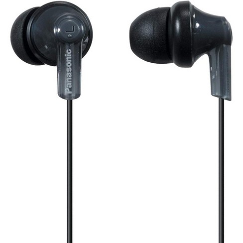 Black Headphones Panasonic In-ear : Earbud Target -