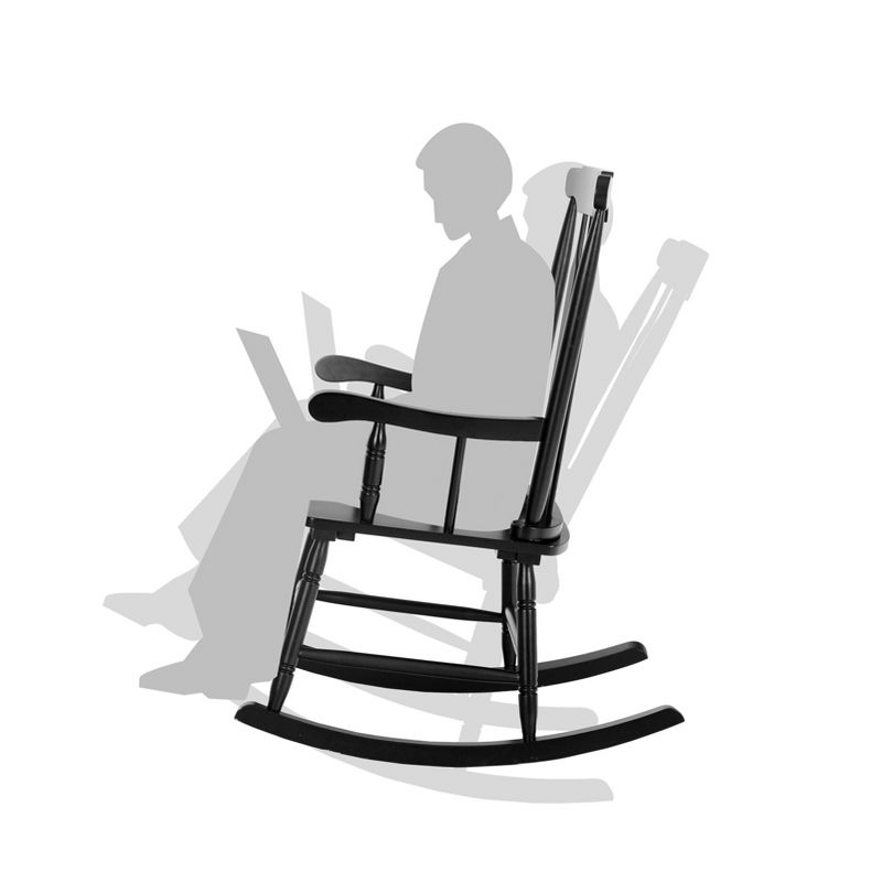 Outdoor Poplar Wood Rocking Chair - Captiva Designs
, 4 of 9