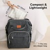 KeaBabies Swift Diaper Changing Pad, Portable Waterproof Diaper Changing Pad for Baby, Travel Changing Pad for Diaper Bag - 2 of 4