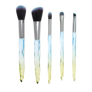 Unique Bargains Crystal Makeup Brush Set 5 Pcs - 1 of 4