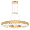 CWI Lighting Bjoux LED Chandelier With Sun Gold Finish - 3 of 3